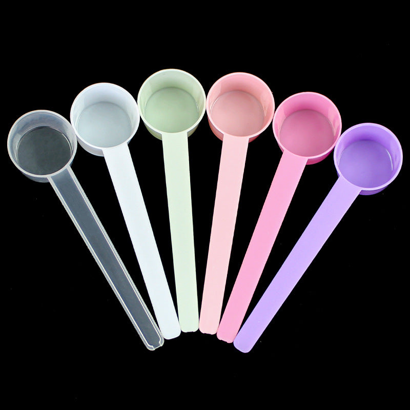Plastic measuring spoon 10ml for facial mask powder 5g water 10g chemical fertilizer and pesticide powder measuring spoon individually packaged