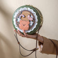 520 valentine's day birthday gift: premium women's crossbody bag - 2025 new exquisite & cute mini round bag