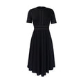 D385 african plus size women's clothing  summer new arrival elegant a-line maxi dress short sleeve export dress