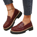 spring export cross-border plus size chunky sole loafers for women, sizes 36-43. wholesale available. dropshipping to , , and other platforms. versatile style