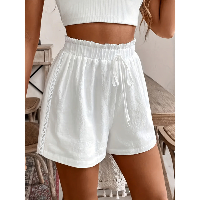 cross-border listing: new  women's elegant loose-fit shorts