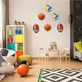 Ball storage rack - home basketball storage, soccer & sports multifunctional organizer, indoor multi-tier ball display stand