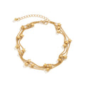 European and american cross-border minimalist star glitter versatile anklet foot jewelry - creative & unique stackable metal star anklet