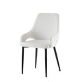 Custom dining chair - nordic cream style, light luxury, high-end backrest chair, modern minimalist negotiation chair