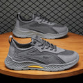 Men's winter breathable mesh lightweight hollow-out running casual sports shoes for work, business, and labor protection - trendy footwear