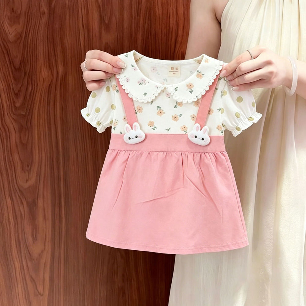 Girls' summer dress, baby clothes, little girl, baby girl,  lightweight, stylish, cute, and adorable dress