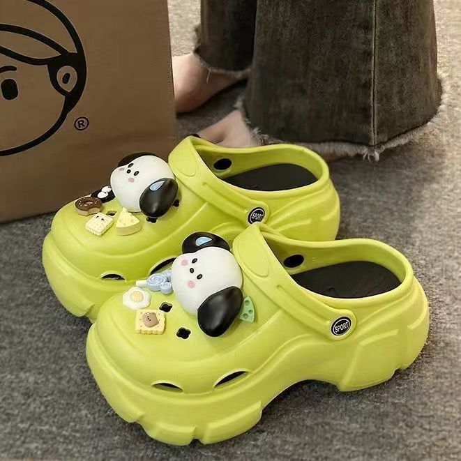 "eva clogs for women - 2024 new summer collection: chunky platform, height-boosting, trendy beach sandals"