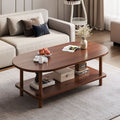 Coffee table small apartment double layer thickened rental house simple table high-end simple tea table bedroom small table