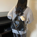 Retrofashion large-capacity tote bag women's single and double shoulder backpack work clothingeasiest for match shoulder bag work clothing backpack