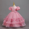Ready-to-ship new children's formal dress sequin wedding princess dress little girl birthday party dress kids dress