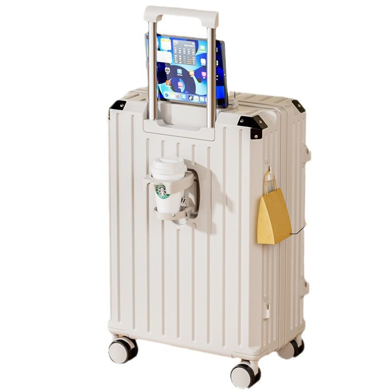 New suitcase 24-inch student trolley suitcase universal silent wheel suitcase large capacity boarding password case