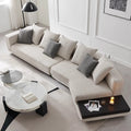 Foshan source factory horizon sofa italian normcore living room fabric sofa for home special-shaped cotton and linen sofa