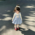 Girls' cartoon dress - new autumn  collection - spring/autumn princess style - baby overalls - stylish & trendy for kids