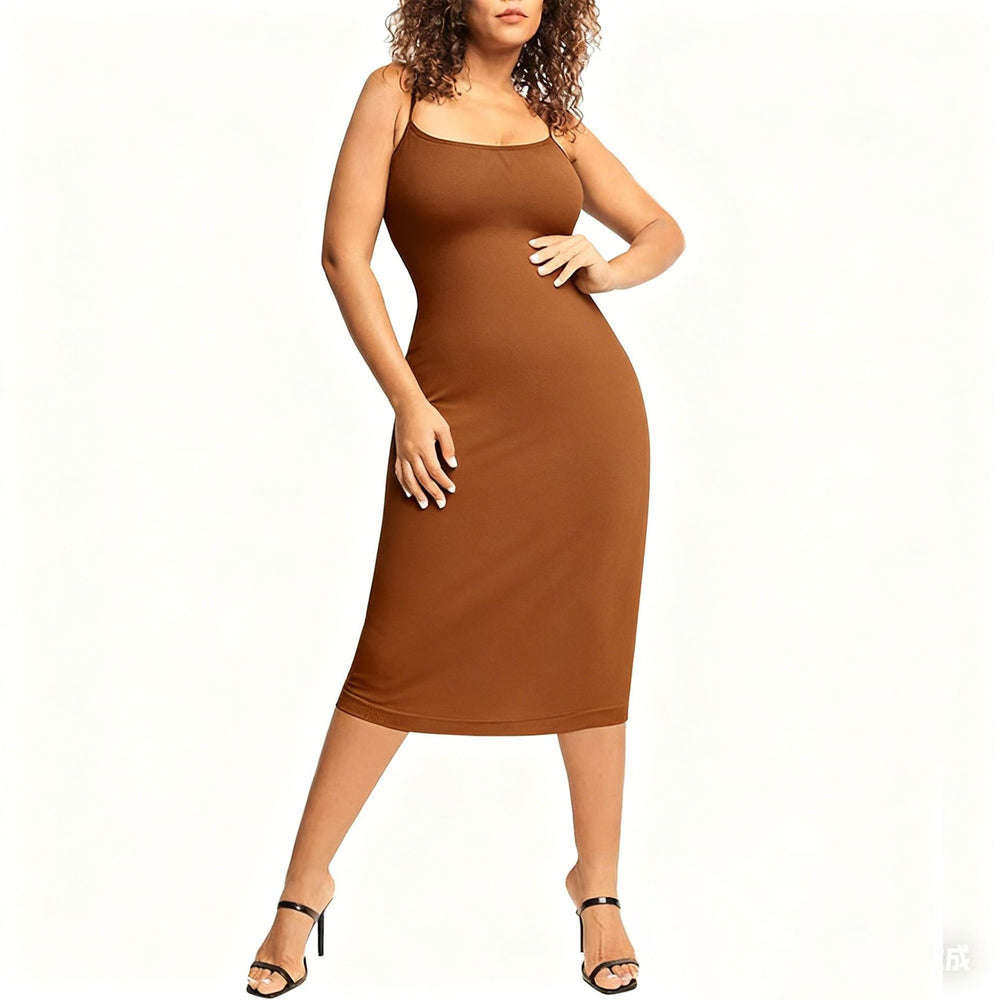 Fashion kardashian sexy suspender body shaping slimming look long skirt waist tightening belly body lifting hip one-piece tight long skirt
