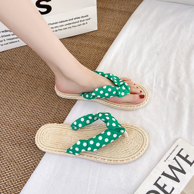 Women's flip-flops: summer, trendy, korean style, vacation, outdoor wear, shopping, flat, thong sandals, beach, non-slip slippers