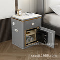 2023 smart safe nightstand - home anti-theft safe with wireless charging, integrated luxury design for home and hotel use