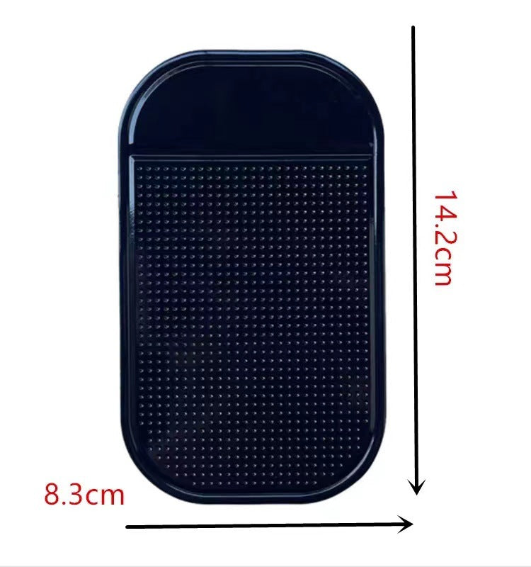 Car anti-slip mat, thickened and oversized silicone pad for dashboard, high-temperature resistant, interior phone holder mat