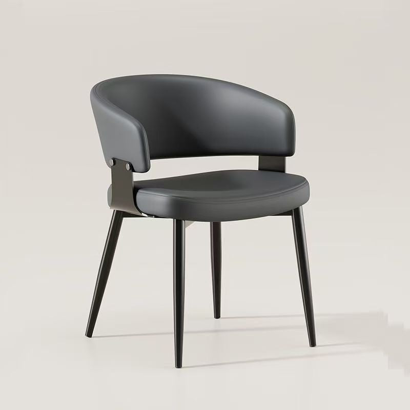 For homerestaurantscandinavian dining table and chair modern casual back chair hotel negotiation stool italian back dining chair