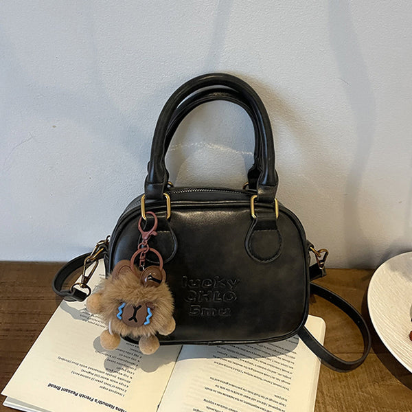 This year's popular versatile portable small square bag 2025 new autumn and winter fashion niche Korean solid color shoulder messenger bag