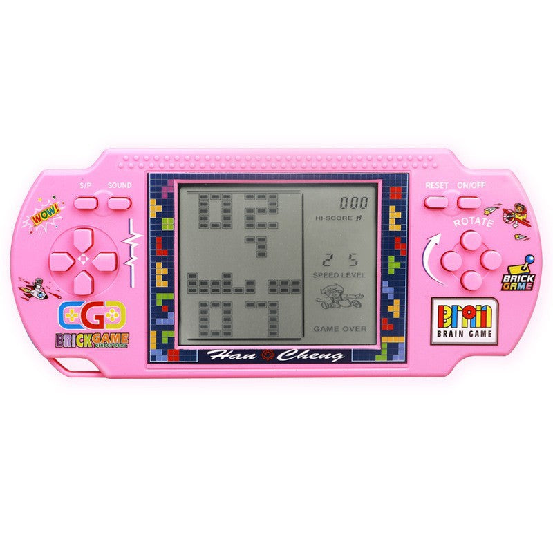Wholesale classic nostalgic tetris game console - large screen, eye-friendly, handheld game console for kids