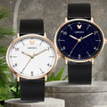 Amora casual women's watch - silent quartz watch for middle and high school students, perfect for exams - minimalist, stylish design with starry night luminous dial