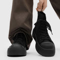 Canvas shoes for men spring 2026new arrivaltrendyeasiest for matchthick solemickey men's shoes sports casual big toe high-top sneakers