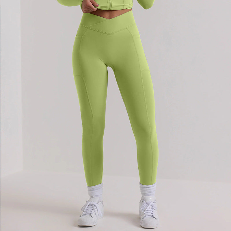 new arrival long-sleeve yoga top and bottom set - premium women's activewear two-piece workout outfit