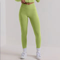 new arrival long-sleeve yoga top and bottom set - premium women's activewear two-piece workout outfit