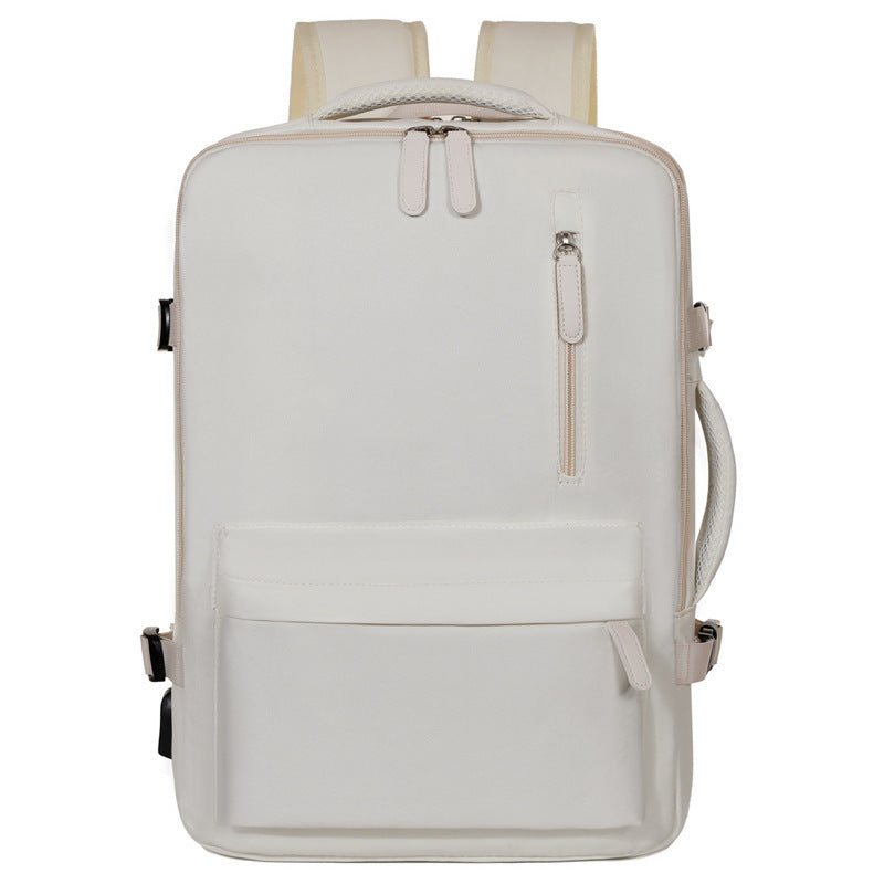 New Simple Business Backpack Large Capacity Lightweight Leisure Student School Bag Short Trip Travel Laptop Backpack