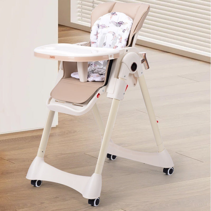 Baby dining chair foldable, reclining, rocking, portable baby eating seat, home baby meal rocking chair