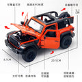 Large jeep wrangler alloy artificial 1:24 model bugatti lambo car kids toy men's gift ornaments