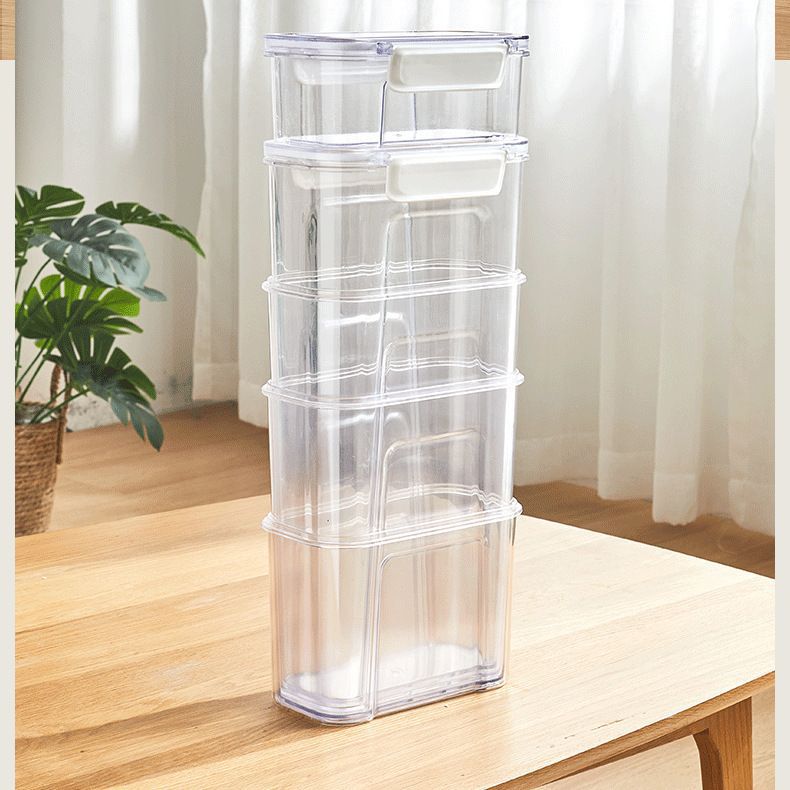 Sealed tank Plastic food tank Storage storage tank Storage tank Grains kitchen snacks Refrigerator crisper