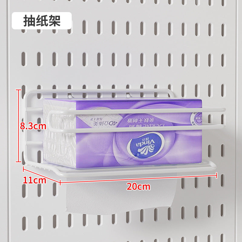 No punching hole board Shelf Kitchen hole board Accessories Storage and finishing Display rack Multifunctional hole board