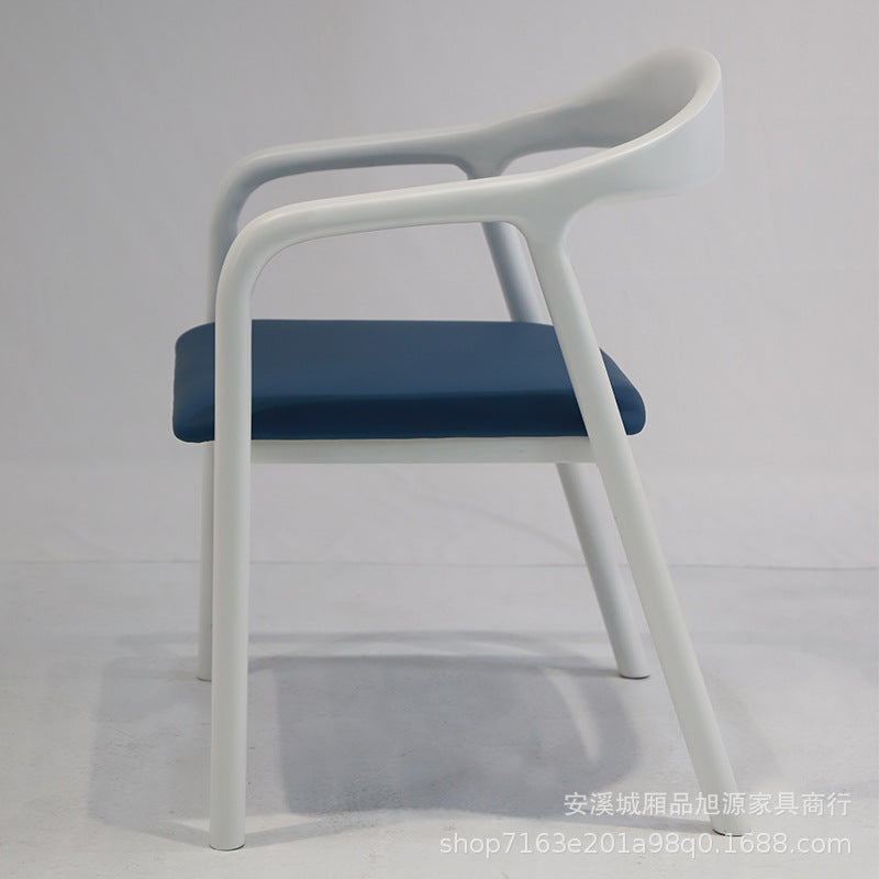 Chinese restaurant all solid wood dining chair creative study back chair Shu Mei Te chair sales department tea log negotiation chair