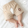 Baby shorts summer thin outwear male and female baby open crotch half length pants summer 1 to 2 years old infant crotch pants