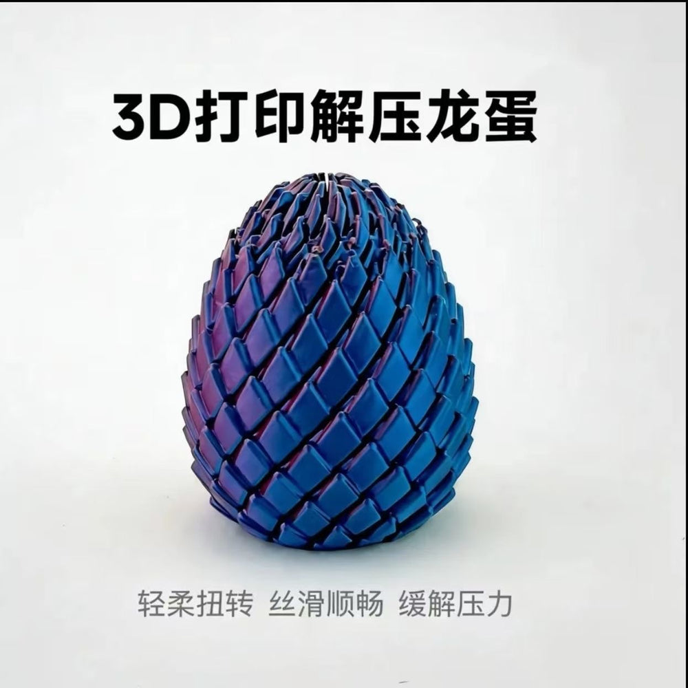 wholesale 3d printed dragon egg, dragon spiral slime, dragon scale egg, decompression complete gift decoration, creative trendy toy