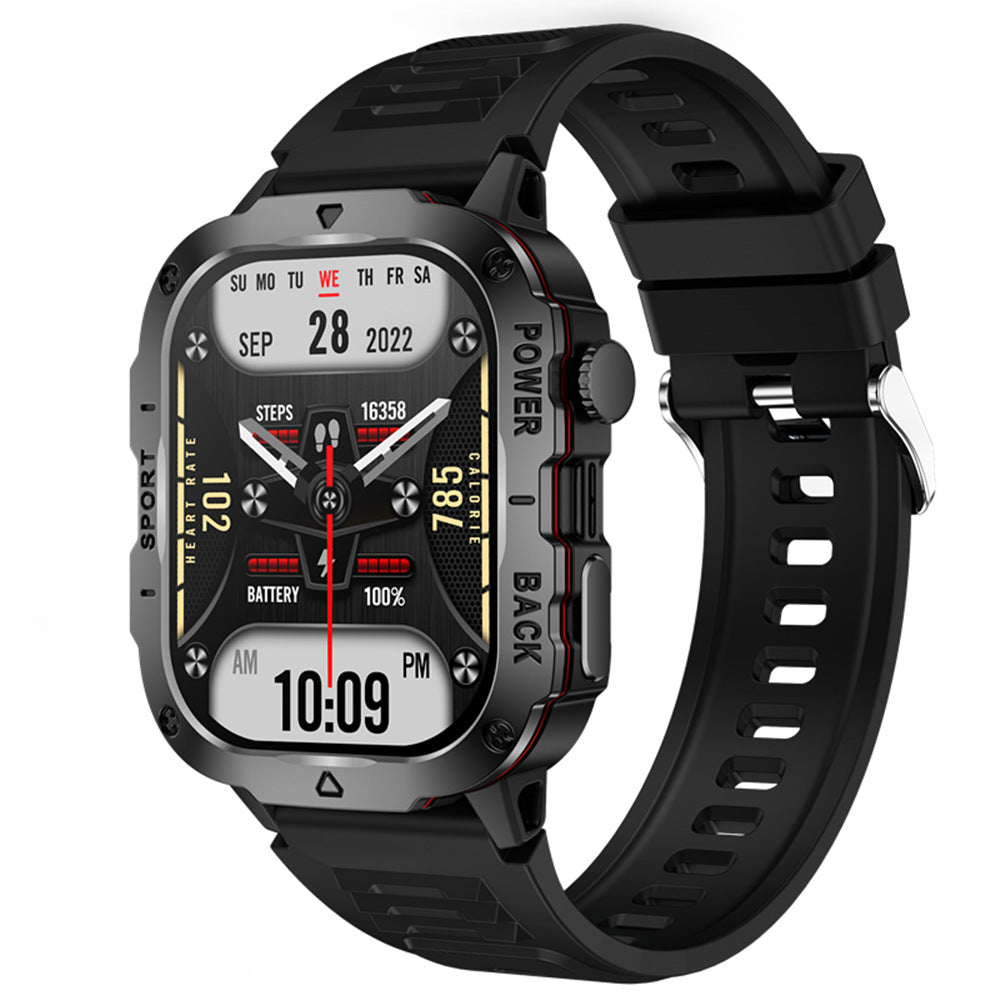 New summer high-precision outdoor sports waterproof smartwatch with call function, heart rate, blood pressure, sleep monitoring, and bluetooth connectivity