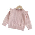 girls' air conditioning cardigan - summer lightweight knit outerwear for kids - baby shawl/sun protection top