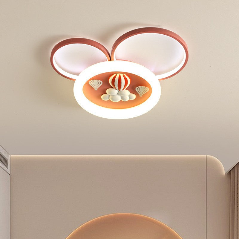Full Spectrum Cartoon Cute Mickey Children's Ceiling Light Modern Simple Boys and Girls Room Bedroom Smart Lighting