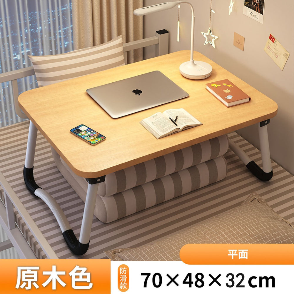 Small table on the bed, foldable computer desk, for home bedroom bay window desk, dormitory student dormitory lazy study table