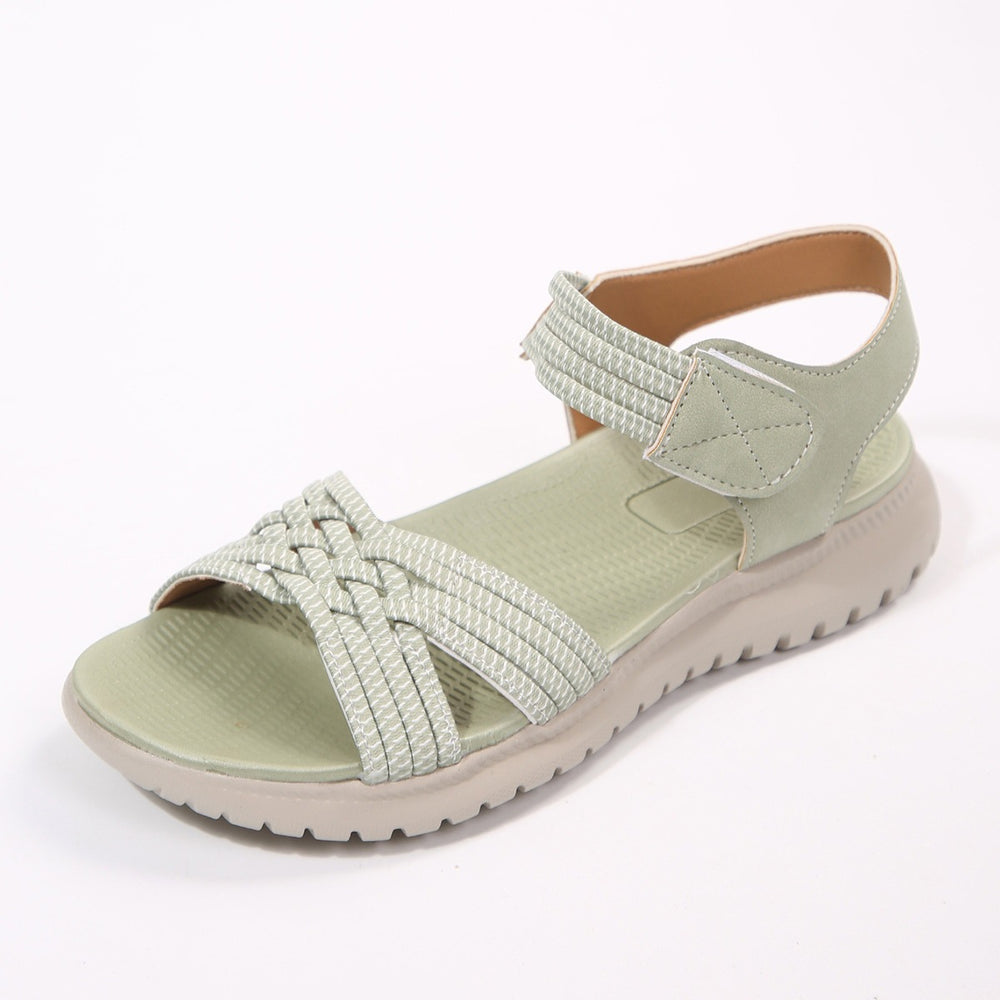 Amazon summer new arrivals: velcro open-toe platform sandals - lightweight, sporty style, plus size beach slides -