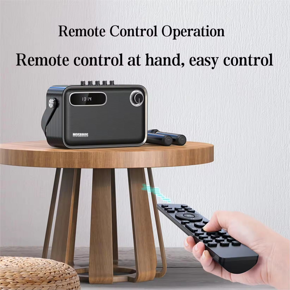 Square dance speaker, outdoor karaoke bluetooth speaker, amplifier, mobile sound card, home ktv speaker set with microphone