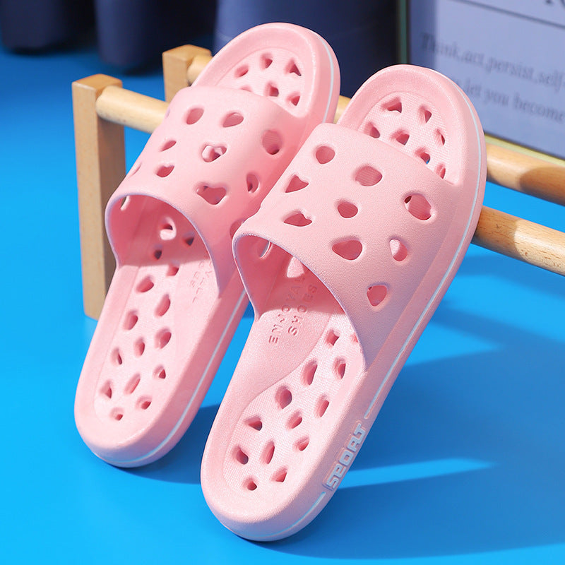 Waterproof slippers new arrival indoor home bathroom bathing silent non-slip men's and women's slippers men's home hotel wholesale