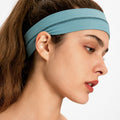 Summer new sports headband - solid color yoga headband, moisture-wicking, sweat-absorbing, elastic fitness headband pj-002