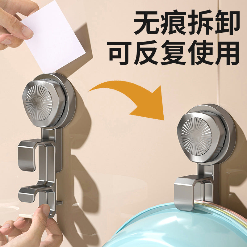 Wholesale non-punching washbasin hook wall-mounted bathroom storage rack toilet basin rack hanging basin artifact