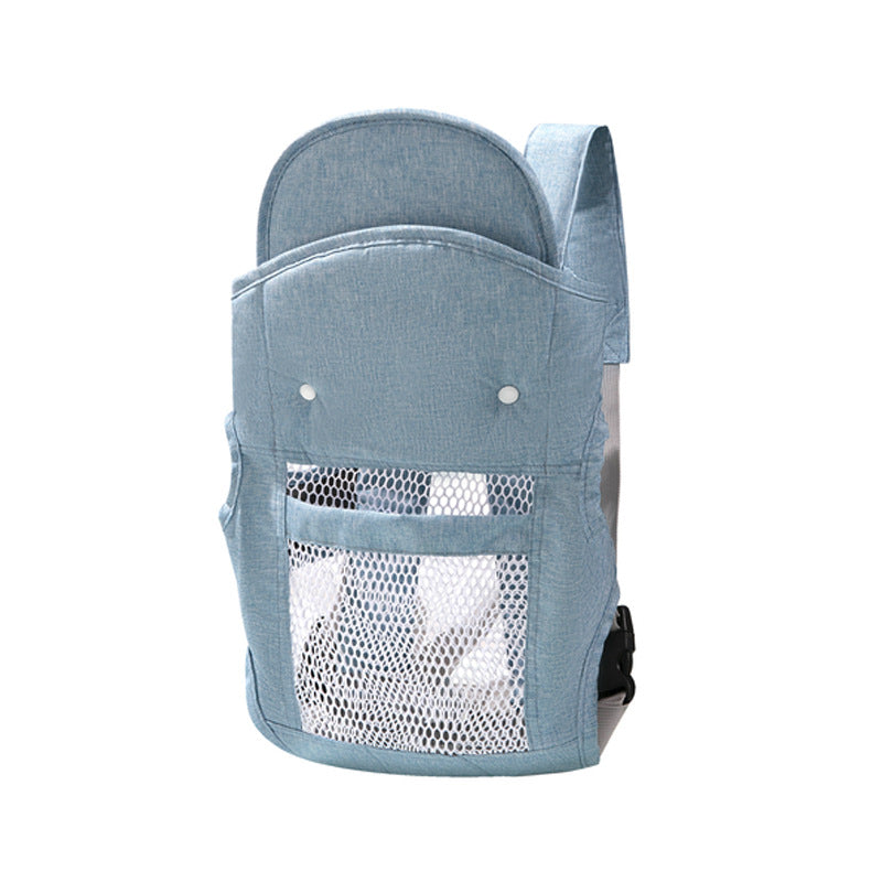 Newborn baby carrier - easy front, cross-carry, and back carrier - multifunctional breathable baby wearing device - breathable carrier