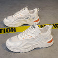 Men's shoes 2025 new trendy spring breathable athletic casual shoes running versatile student mesh height increasing chunky sneakers