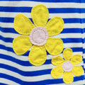 Export original order new arrival baby girl spring summer short-sleeved shorts rust small flower casualseparatessuit