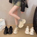 2025 summer new eva platform clogs - outdoor wear, height increasing, beach sandals, "stomping on clouds" comfort, closed-toe slippers for women