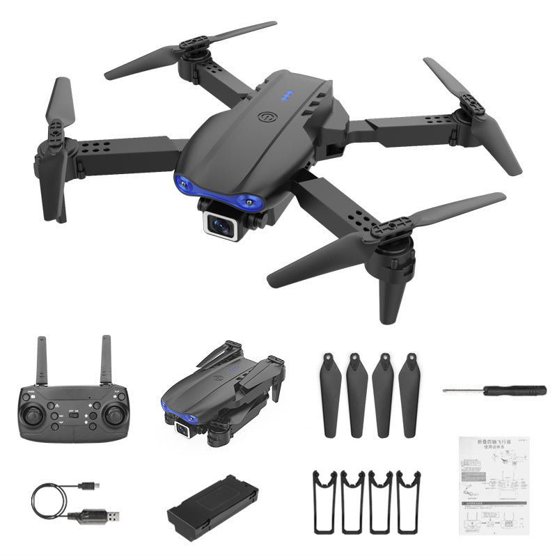 E 1.0% off stackable drone 4k dual camera aerial photography remote control aircraft dronek3 quadcopter ultra hd camera